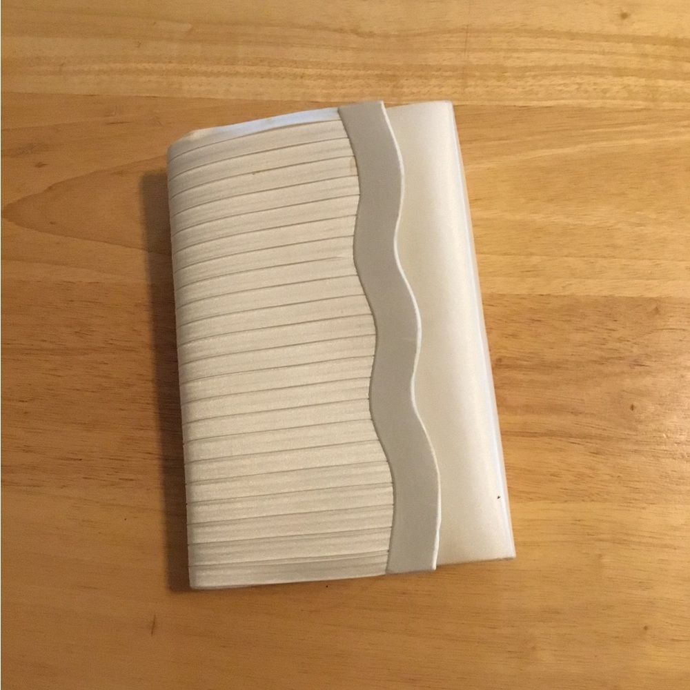 Sasha New York White Satin Evening Bag/Clutch